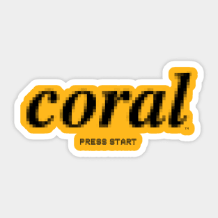 PRESS_START_BLK Sticker